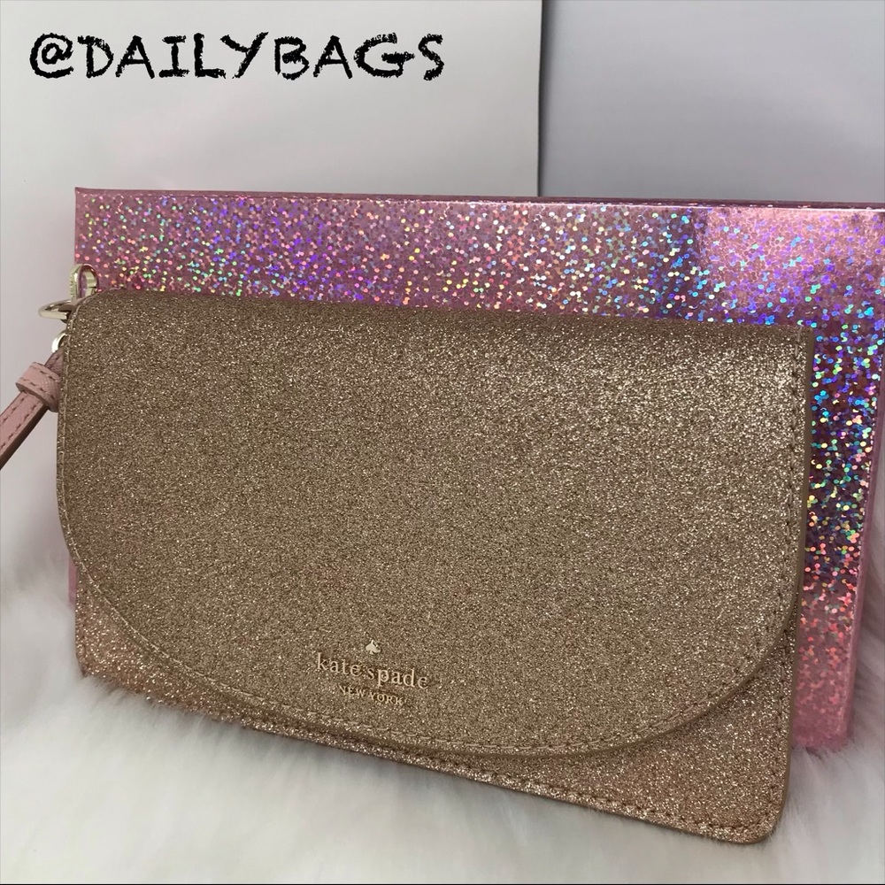 KATE SPADE JOELEY MULTI FUNCTIONAL WALLET GOLD